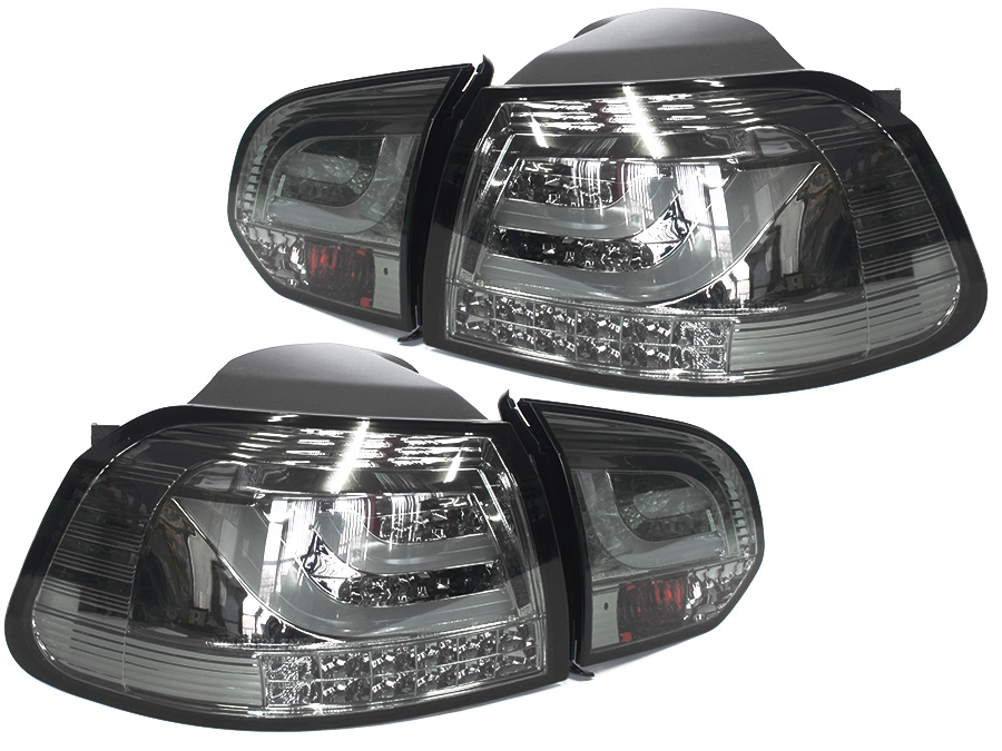 VW06TL014 VW Golf Mk6 Full Smoked LED Tailights - Image 1