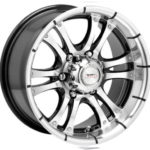 14" A-Line Fear 6/139 BKMF Alloy Wheels