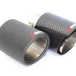 Akropovic Carbon Fibre Gloss Finish Clamp-On Exhaust Tailpipe 110mm) - Image 3