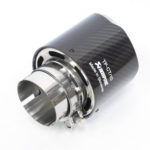 Akropovic Carbon Fibre Gloss Finish Clamp-On Exhaust Tailpipe 110mm) - Image 2