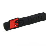 Audi S-Line Black Fender Badge
