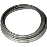 VW Beetle Rear Quarter Window Seal with Recess for Metal Trim, LH Rear