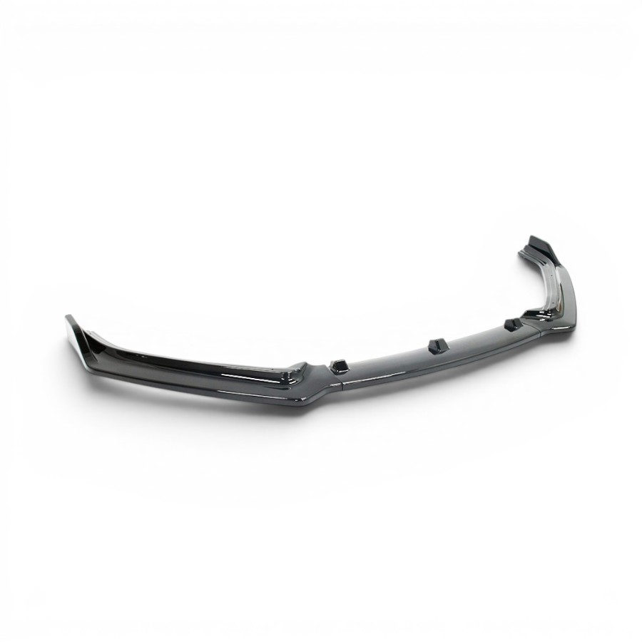 VPNFS032 VW Polo 6R 3pc Gloss Black Lower Front Bumper Spoiler - Image 1