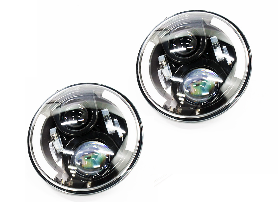 NSL-DDL004 Jeep 7" Hi/Lo LED Headlights - Image 1