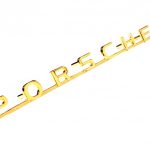 Porsche 356 Gold Script – 215mm