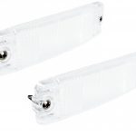 VW Beetle 1975-1979 Bumper Mounted Front Indicator Lens Clear Curved