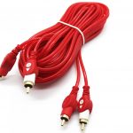 Cyberdyne Red RCA 5m 2 into 2 RCA Cabling