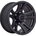 16" A-Line Rebel 6/139 Satin Black Alloy Wheels