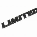 Matt Black "limited edition" Sticker Badge (14x2cm)