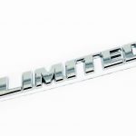 Chrome "limited edition" Sticker Badge (14x2cm)