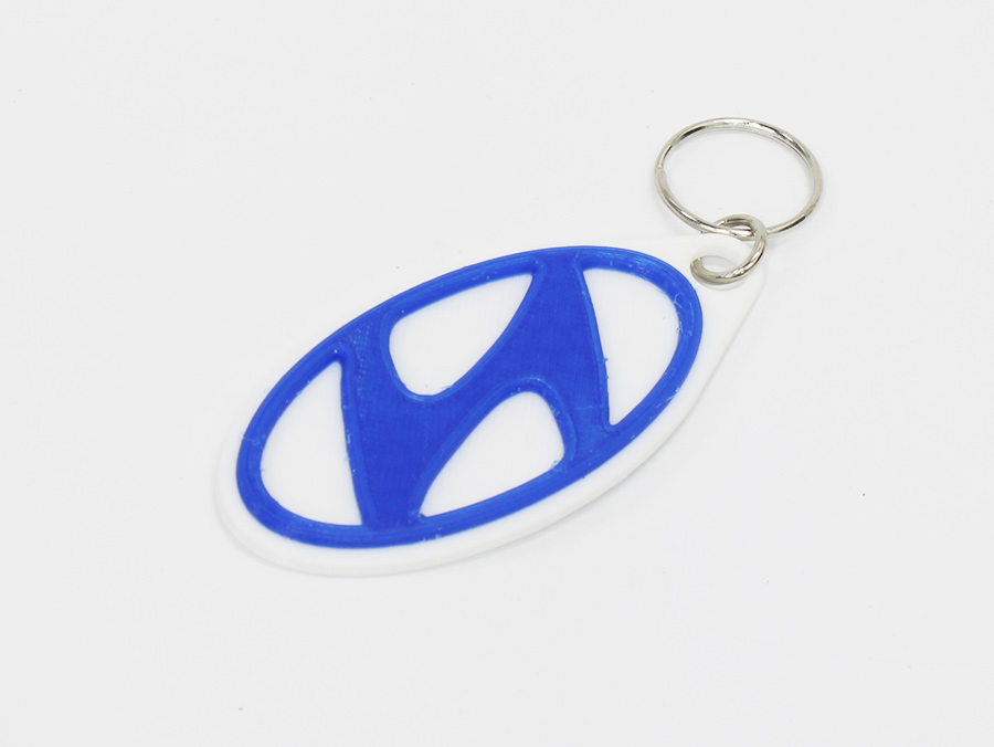 3D Hyundai 3D Design Hyundai Keyring - Image 1