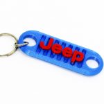 3D Design Jeep Keyring