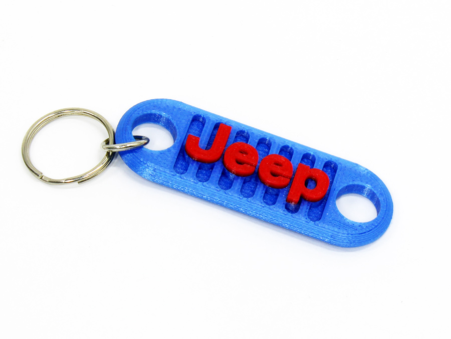 3D Jeep 3D Design Jeep Keyring - Image 1