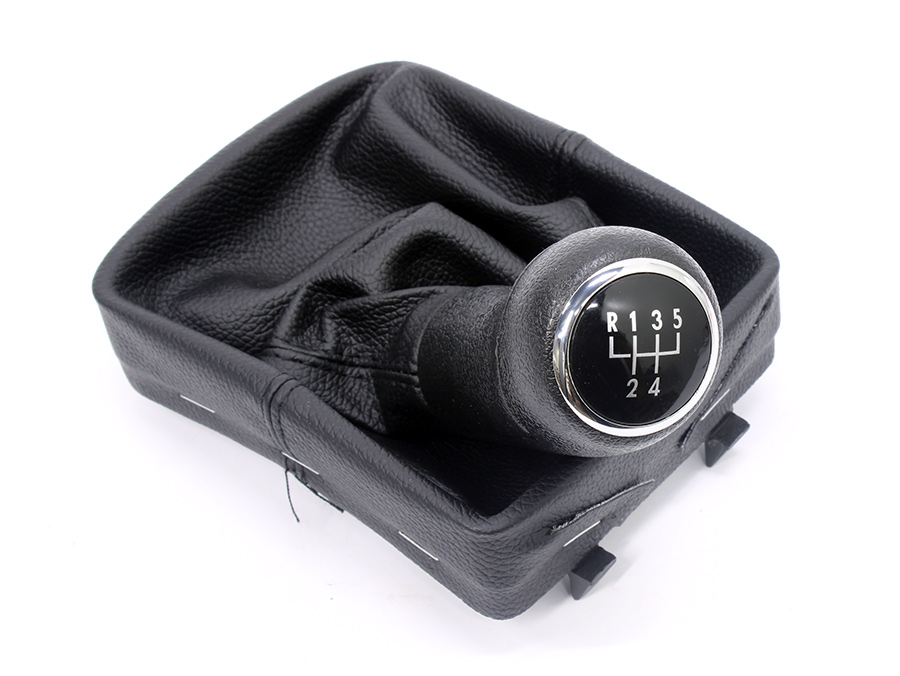 VW-POLOGP BLK Non-OEM VW Polo Vivo 2002+ 5 Speed Gearknob & Pouch Combo - Image 1