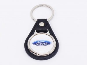 Ford Logo Design Leather Keyring