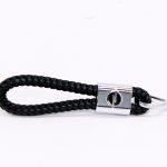 Opel Leather Braided Design Keyring