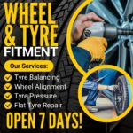 Fitment cost for a single 21" Wheel & Tyre