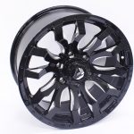 "18"" QS F0215 6x139 Gloss Black Silver Milled Alloy Wheels