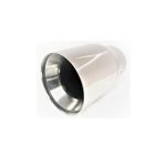 F1x Lewis 76mm Polished Tailpipe