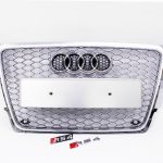 Audi A4 B8 2008 Rs4 Design Silver Grill Facelift Kit