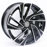17" Axe AV-47 Adelaide 5/100 Black Machine Face Alloy Wheels