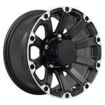 17" A-Line Destroyer 6/139 Satin Black Alloy Wheels