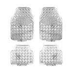 Universal Chrome Metallic Silver Car Mats (set of 4)