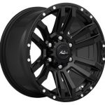 17" A-Line Scavenger 6/114 Matt Black Alloy Wheels