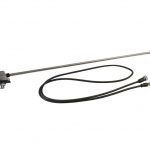 VW Classic Side Mount Aerial Chrome with Chrome Base