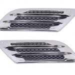 Decorative Stick on M Style Fender Vent (Chrome