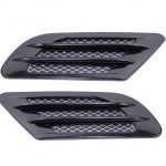 Decorative Stick on M Style Fender Vent (Black)