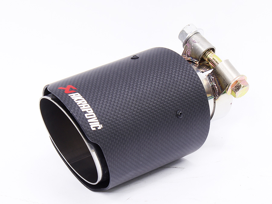 AKRGEN254 Akropovic Gen2 Carbon Fibre 54-89mm Exhaust Tailpipe - Image 1