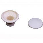 VW Bus 64+ Interior Coat Hook, Ivory Coloured