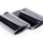 Anodized Smoke Design Double Tailpipe Suitable for Porsche Macan