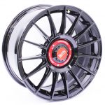 17" SS257 4/100 & 4/108 Gloss Black Alloy Wheels