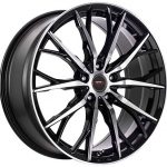 16" A-Line Mercer 5/112 Black Machine Face Alloy Wheels