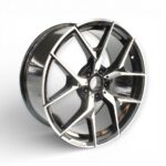 18″ GR-195526 5/112 Black Machine Face Alloy Wheels