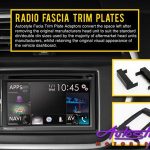 Radio Facia Trim Plate for Suzuki Jimny Double Din