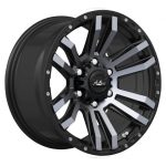 17" A-Line Scavenger 5/120 Satin Black Alloy Wheels