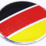 German Flag Alloy Wheel Sticker Decal 55mm (set of 4)