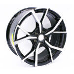 19" QS 5499 5x112 Black Machine Face Alloy Wheels