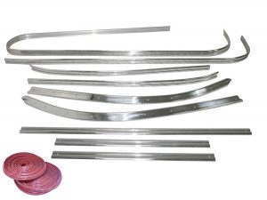 VW Classic Bus 64-67 Delux Beading Kit (Red rubber)