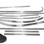 VW Classic Bus 64-67 Delux Beading Kit (Black rubber)