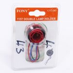 Autoelectrical Double Lamp Holder Plug