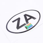 ZA Tourist Vinyl Vehicle Sticker (150mm)
