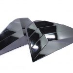 VW Golf mk8 Quarter Window Stick-on Louver (pair)