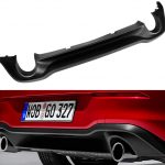 VW Golf Mk8 Maxx Matt Black Rear Bumper Diffuser (non-oem)