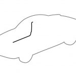 VW Ghia Door Seal Right - 1960 - 1974