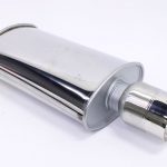 1x Stainless Steel 90mm Senna Exhaust Backbox
