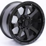 18" Racing Hart Capone 6/139 Satin black Alloy Wheels